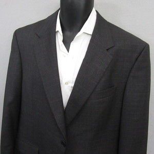 Daniel Cremieux Mens 2 Piece Suit 42R 34Wx28L‎ Gray Ing Loro Piana